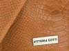 Bőr táska shopper bag Vittoria Gotti vörös V8804